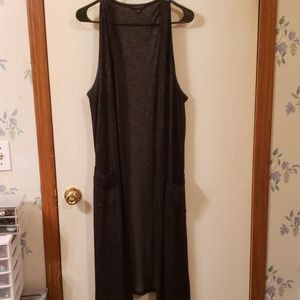 Green Envelope LA duster with pockets 1X